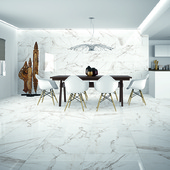 Полирани подови плочки White Blanco