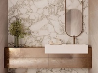 Стилен калиброван гранитогрес Arabescatto Pure Blanco Matt