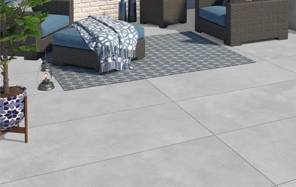 Елегантен калиброван гранитогрес Stucco Grey Mat